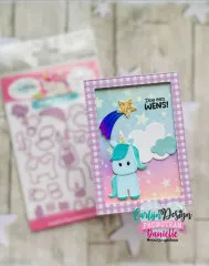 CarlijnDesign Cutting Dies - Magic Unicorn by Jocelijne Design