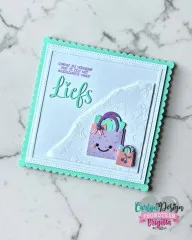 CarlijnDesign Cutting Dies - Shopaholic by Jocelijne Design