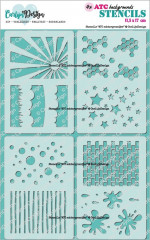 CarlijnDesign Stencils - ATC Background