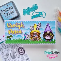 CarlijnDesign Cutting Dies - Gnome Baby & Easter