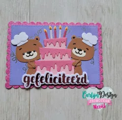 CarlijnDesign Cutting Dies - Birthday Card XL