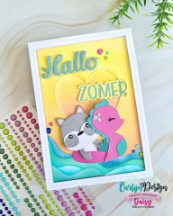 CarlijnDesign Cutting Dies - Zeemeermin Hart
