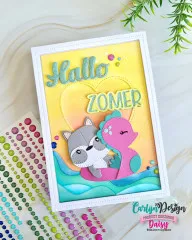 CarlijnDesign Cutting Dies - Zeemeermin Hart
