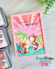 CarlijnDesign Cutting Dies - Zeemeermin Hart