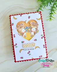 CarlijnDesign Cutting Dies - Zeemeermin Hart
