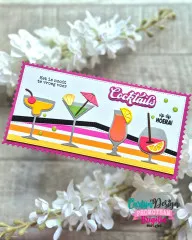 CarlijnDesign Cutting Dies - Beer, Wine and Cocktails XL