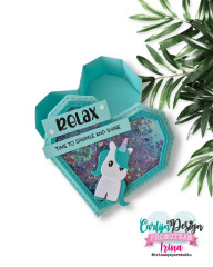 CarlijnDesign Cutting Dies - Heart Bonbon box by DaisCreaPlace