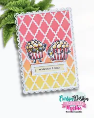 CarlijnDesign Cutting Dies - Popcorn Party