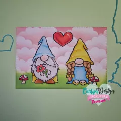 CarlijnDesign Clear Stamps - Gnome Girlfriend