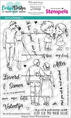 CarlijnDesign Clear Stamps - Samen (NL)