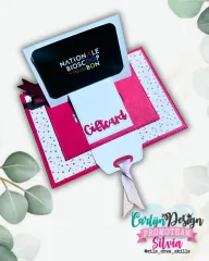 CarlijnDesign Clear Stamps - Popcorn Party by DaisCreaPlace