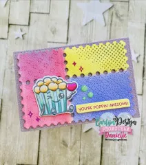 CarlijnDesign Clear Stamps - Popcorn Party by DaisCreaPlace