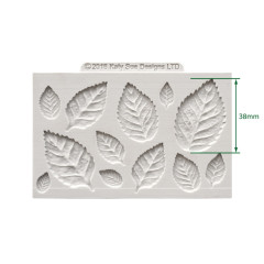 Katy Sue Designs - Silicone Mould - Rose Leaves