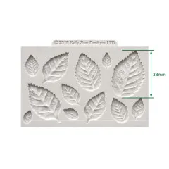 Katy Sue Designs - Silicone Mould - Rose Leaves