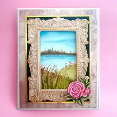 Katy Sue Designs - Silicone Mould - Large Vintage Frame