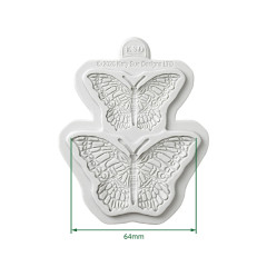 Katy Sue Designs - Silicone Mould - Delicate Detail Butterfly Duo