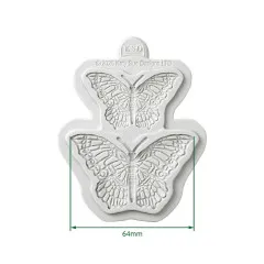 Katy Sue Designs - Silicone Mould - Delicate Detail Butterfly Duo