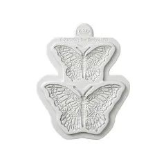 Katy Sue Designs - Silicone Mould - Delicate Detail Butterfly Duo