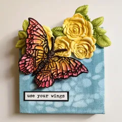 Katy Sue Designs - Silicone Mould - Delicate Detail Butterfly Duo