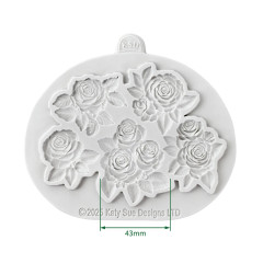 Katy Sue Designs - Silicone Mould - Decorative Roses