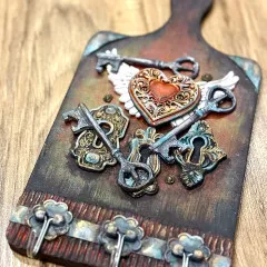 Katy Sue Designs - Silicone Mould - Ornate Heart Trio