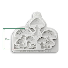 Katy Sue Designs - Silicone Mould - Toadstool Trio