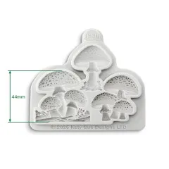 Katy Sue Designs - Silicone Mould - Toadstool Trio