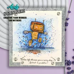 Cling Stamps - Designs by Andy Skinner - Botology - Rainy Day