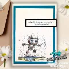 Cling Stamps - Designs by Andy Skinner - Botology - Rainy Day