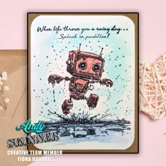 Cling Stamps - Designs by Andy Skinner - Botology - Rainy Day