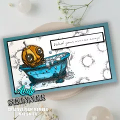 Cling Stamps - Designs by Andy Skinner - Botology - Wash Your Worries Away