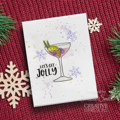 Janes Doodles Clear Stamp Set - Holiday Cheers