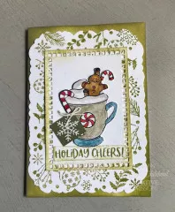 Janes Doodles Clear Stamp Set - Holiday Cheers