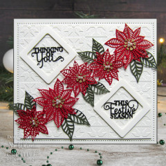 Craft Dies - Festive Poinsettia Trio