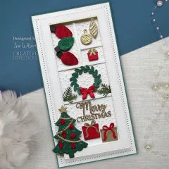 Craft Dies - Festive Slimline Christmas Accessories