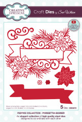 Craft Dies by Sue Wilson - Poinsettia Banner