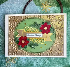 Craft Dies by Sue Wilson - Poinsettia Banner