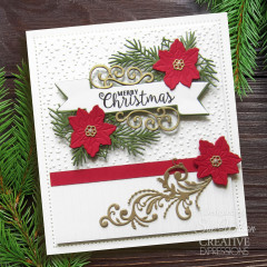 Craft Dies by Sue Wilson - Poinsettia Banner