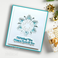 Craft Dies by Sue Wilson - Festive Crystal Kaleidoscope