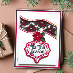 Craft Dies by Sue Wilson - Festive Poinsettia Ribbon Wave