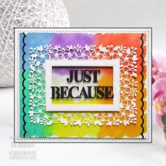 Craft Dies - Sue Wilson Frames & Tags Butterfly Rectangle