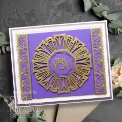 Metal Cutting Die - Art Deco Collection - Fan Border