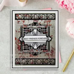 Metal Cutting Die - Art Deco Collection - Fan Border