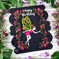 Metal Cutting Die - Fairy Wishes - Entwined Rose Border