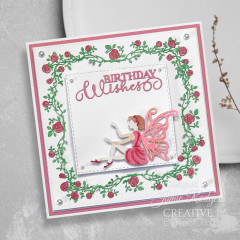 Metal Cutting Die - Fairy Wishes - Entwined Rose Border