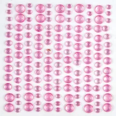 Craft Consortium Adhesive Dew Drops - Pink