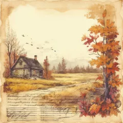 Taylor Made Journals - Autumn Song - 8x8 Paper Pad