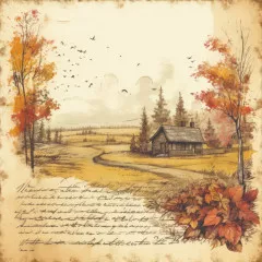 Taylor Made Journals - Autumn Song - 8x8 Paper Pad