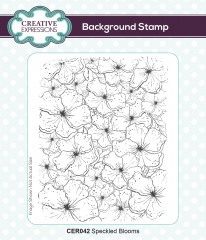 Background Stamp - Speckled Blooms