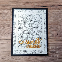 Background Stamp - Speckled Blooms